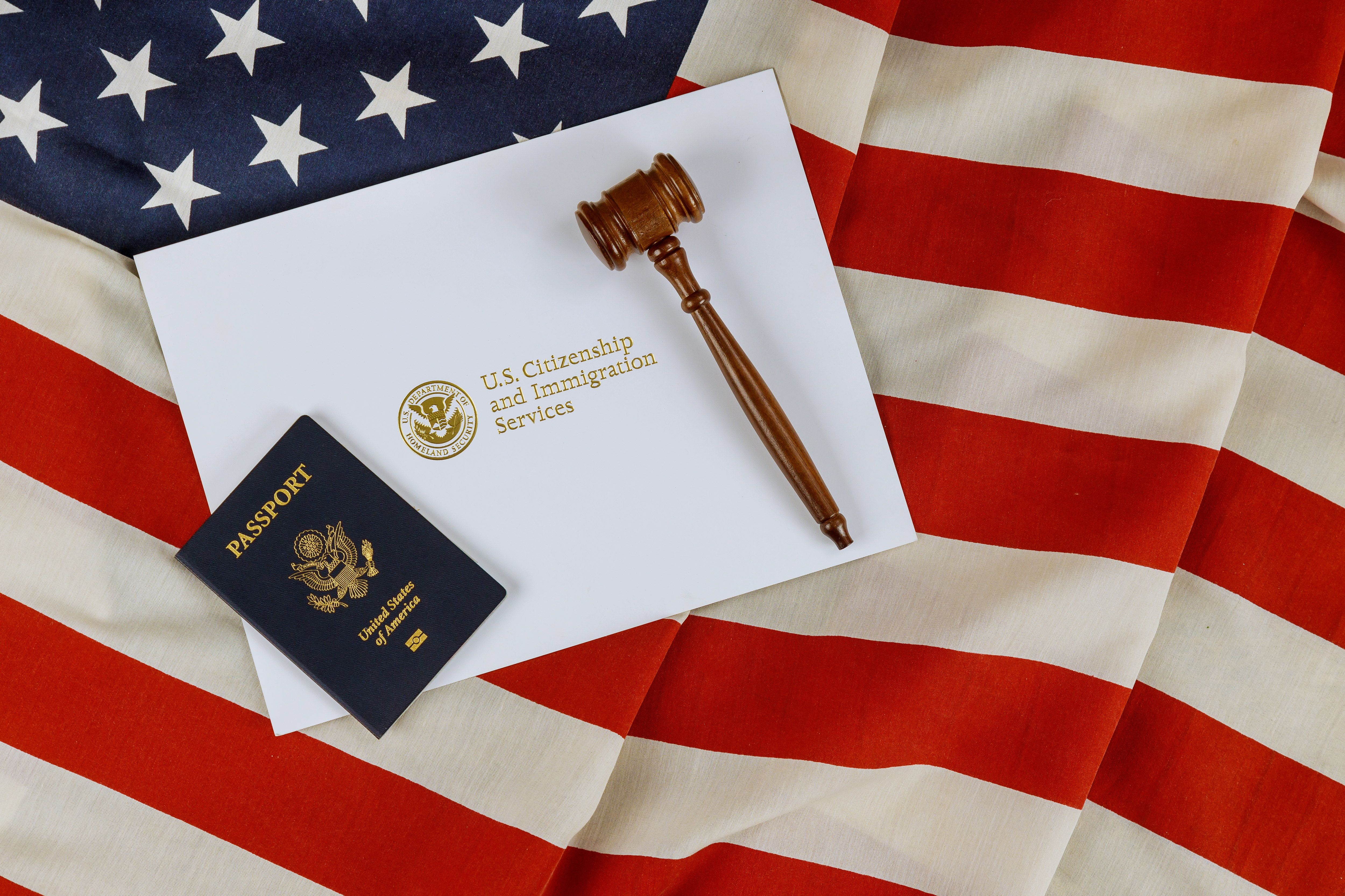 United-States-Passport-and-Flag